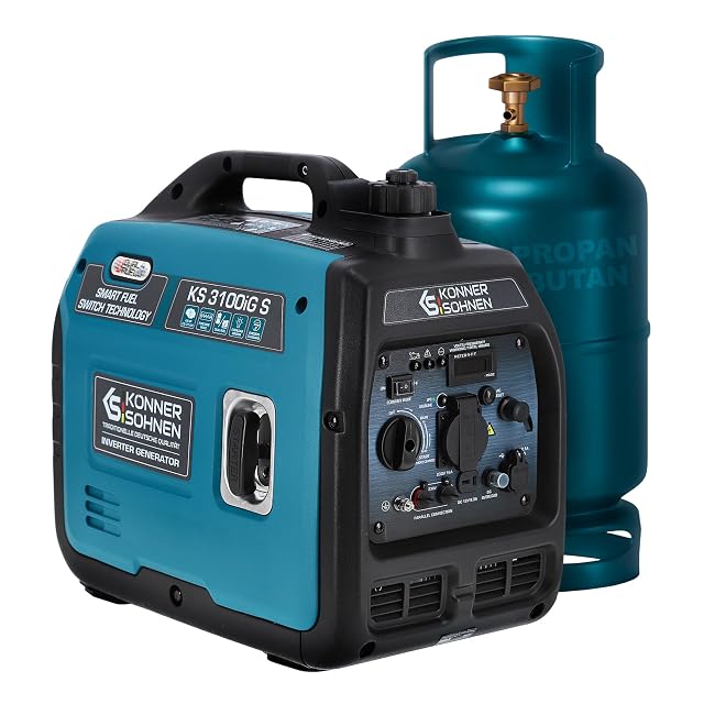 Groupe électrogène inverter bicarburant Könner&Söhnen KS 3100iG S