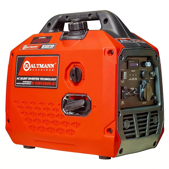 Groupe électrogène inverter Kaltmann de 2000 W avec poignée de portage