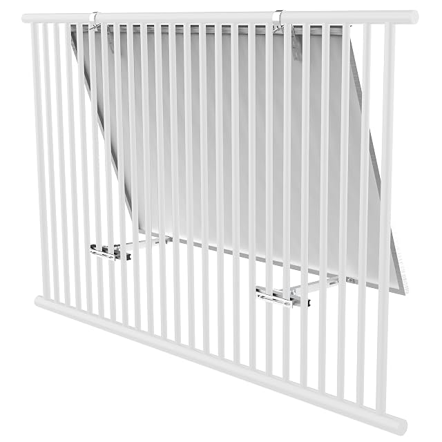 Support de garde-corps de balcon LEICKE en aluminium pour modules solaires