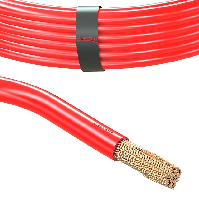 Câble de batterie véhicule AUPROTEC 35 mm² rouge