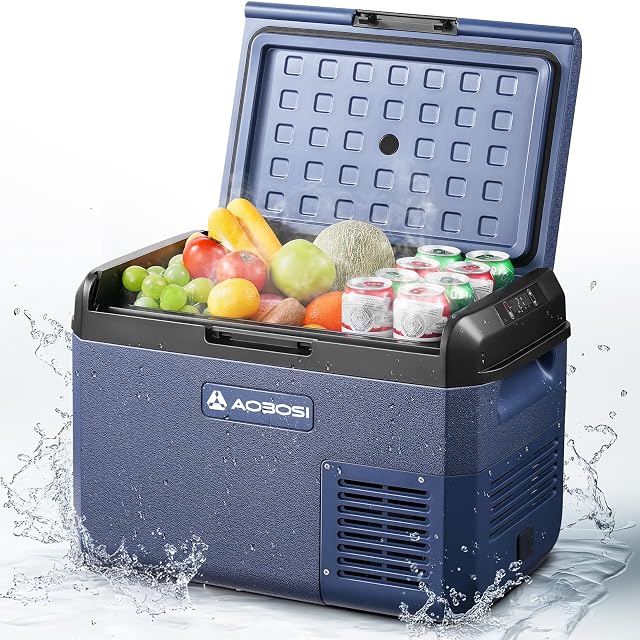 Glacière à compresseur AAOBOSI de 25 litres IPX4