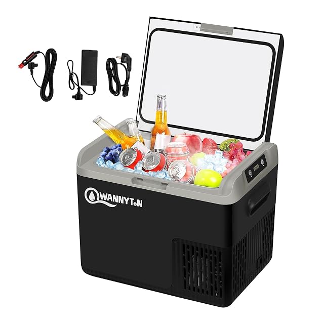 Glacière à compresseur WANNYTON de 18 litres avec écran tactile LED