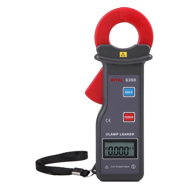 Pince ampèremétrique de fuite EITAI avec écran LCD rétroéclairé