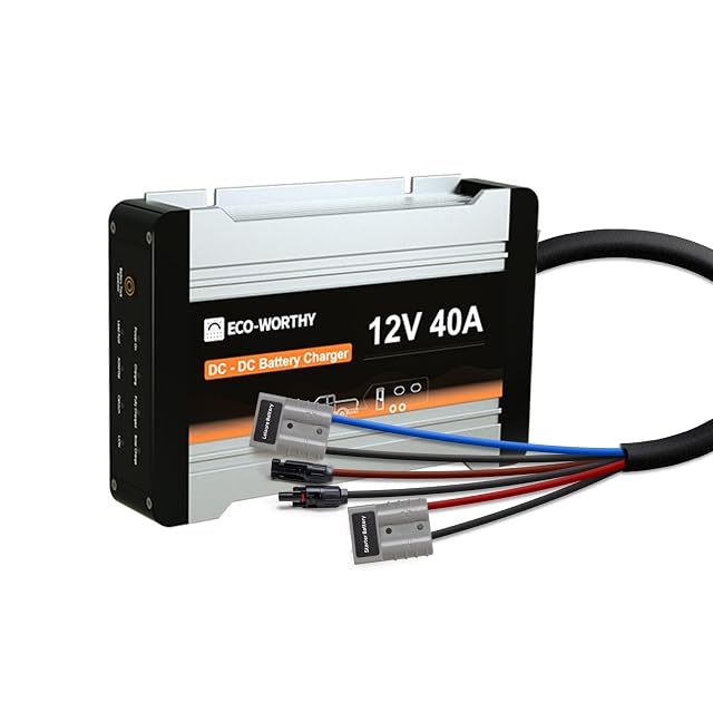 Chargeur DC-DC ECO-WORTHY 40 A à double entrée