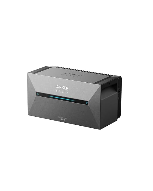 Anker SOLIX Solarbank 2 Plus avec deux entrées solaires sur son flanc