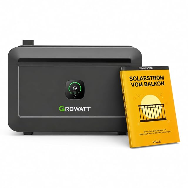 Module de batterie de balcon Growatt NOAH 2000 posé debout
