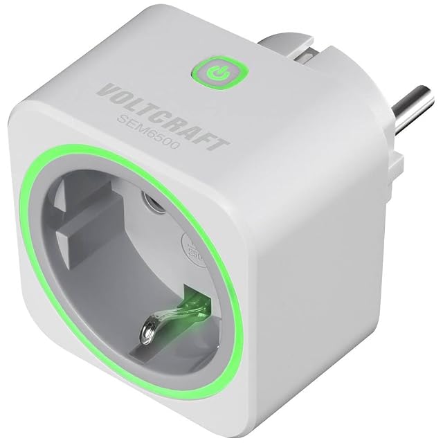 Compteur d'énergie Bluetooth Voltcraft SEM6000 avec anneau de LED coloré