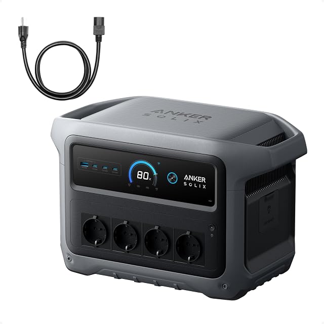 Station d’énergie Anker SOLIX C1000 Gen 2 avec neuf ports en façade