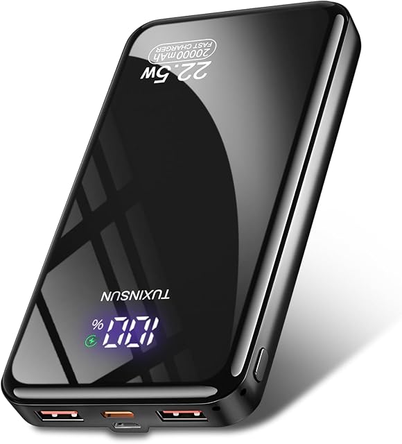 Batterie externe zhanyugo de 20 000 mAh avec écran LCD