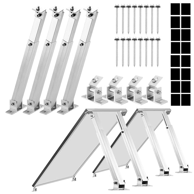 Structure de montage réglable pour panneaux solaires Generisch en aluminium