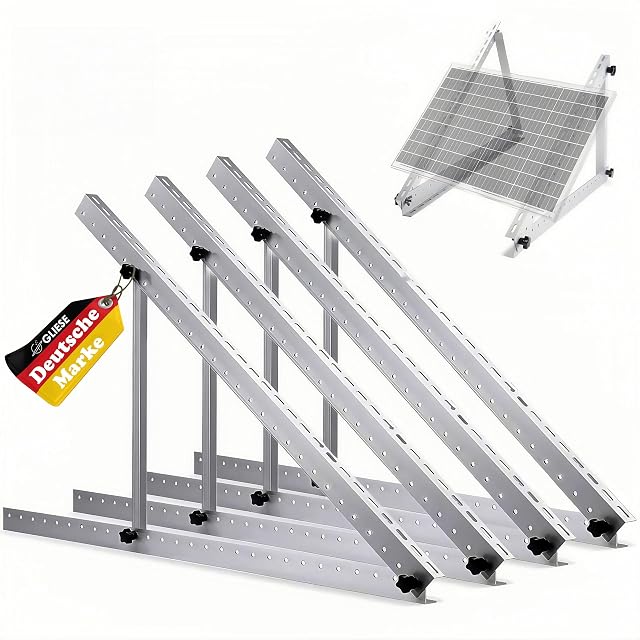 Rails de montage en aluminium GLIESE pour panneau solaire à angle réglable