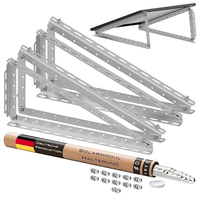 Triangles de montage pour panneau solaire V-CANT-C en aluminium